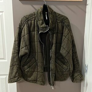 Free People Dolman Quilted Jacket